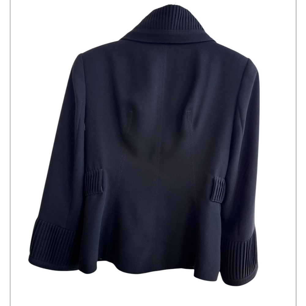 Zara Woman Black Jacket Two buttons size 6 Black Jacket - Picture 5 of 7